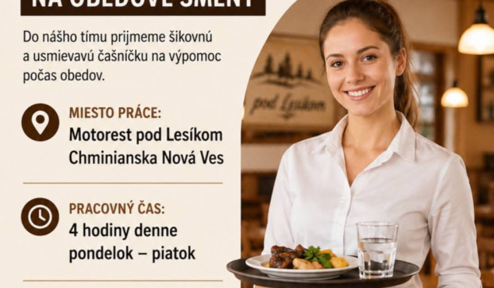 Fotka - Ponuka práce - Motorest pod lesíkom